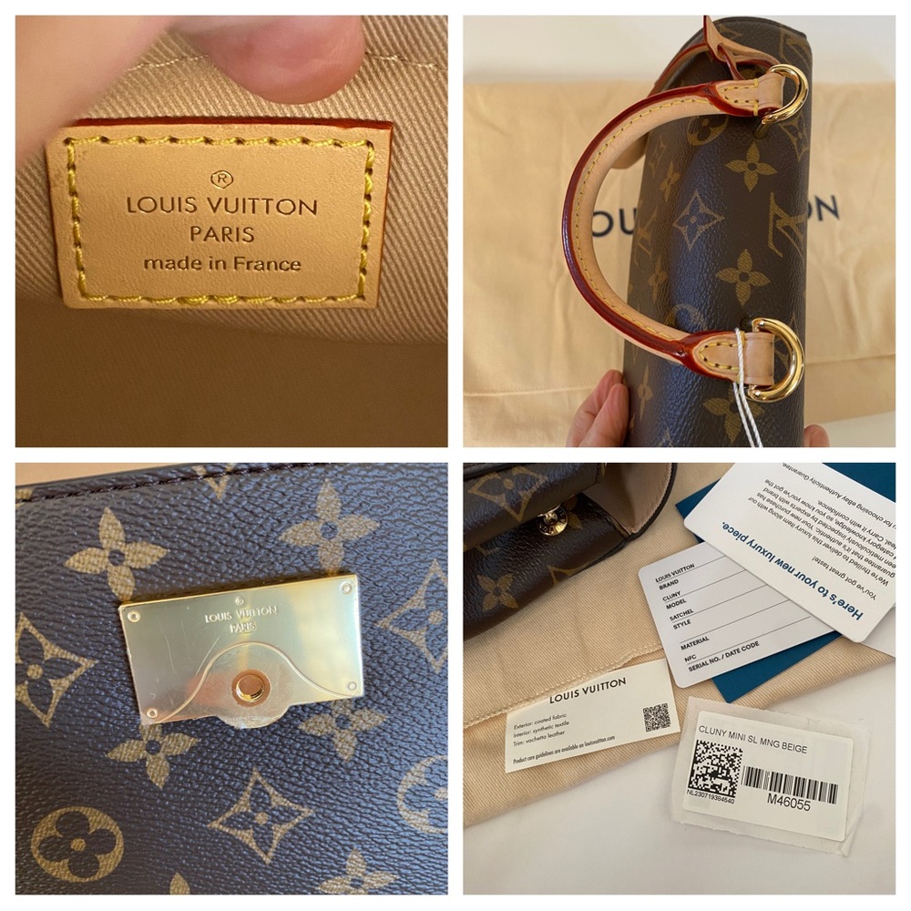 Louis Vuitton cluny mini beige - Picture 13 of 17